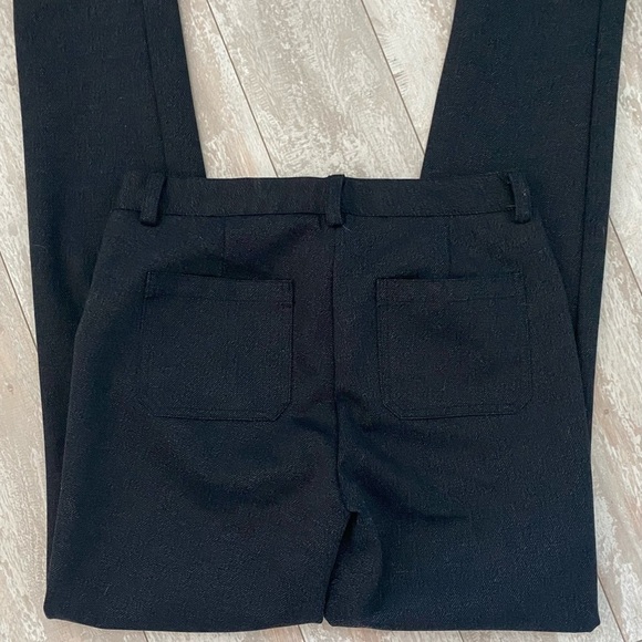 Calvin Klein Straight Leg Pants Size 4 Gray Pockets Front and Back EUC - Picture 2 of 7